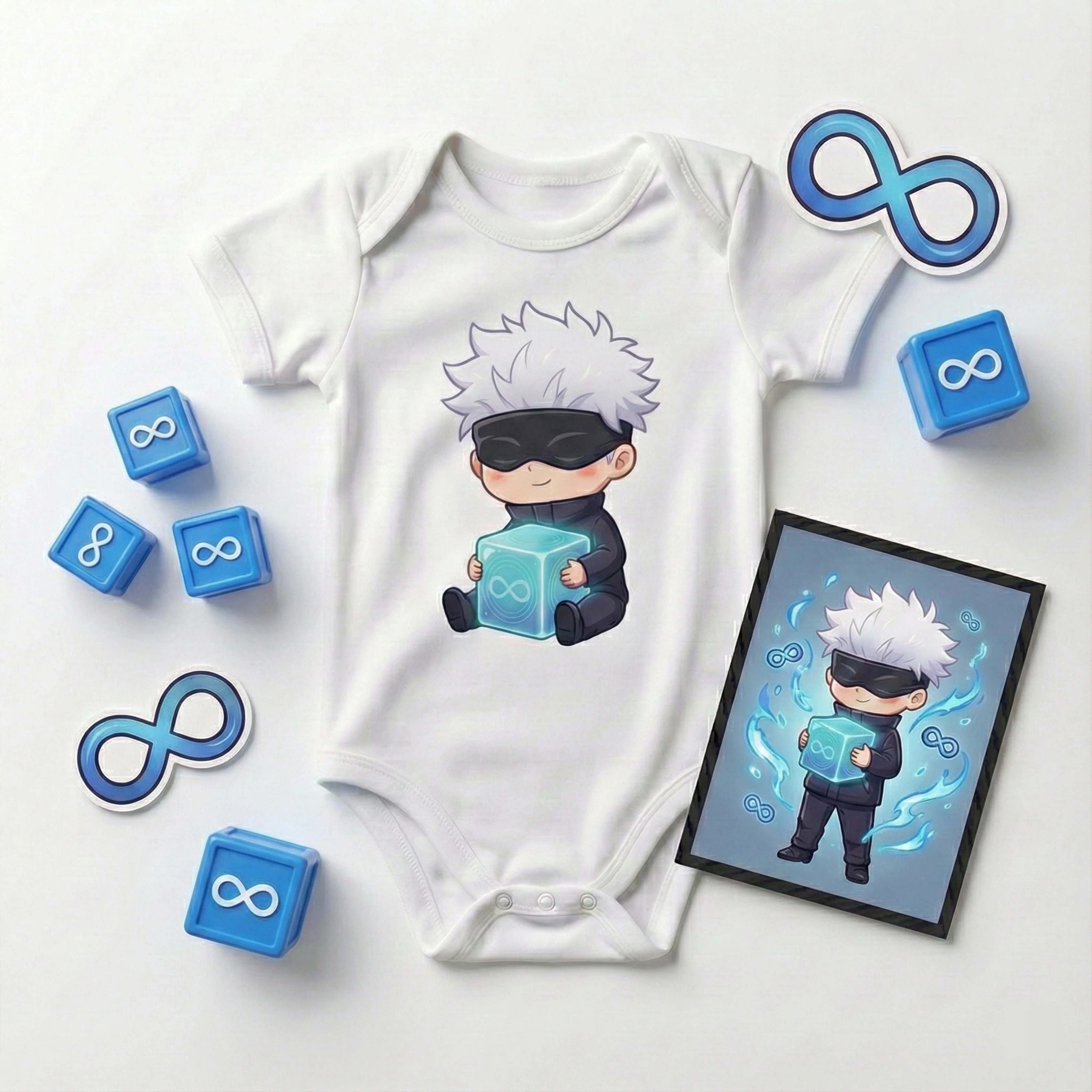 AMA™ Сhibi Gojo Kids Bodysuit