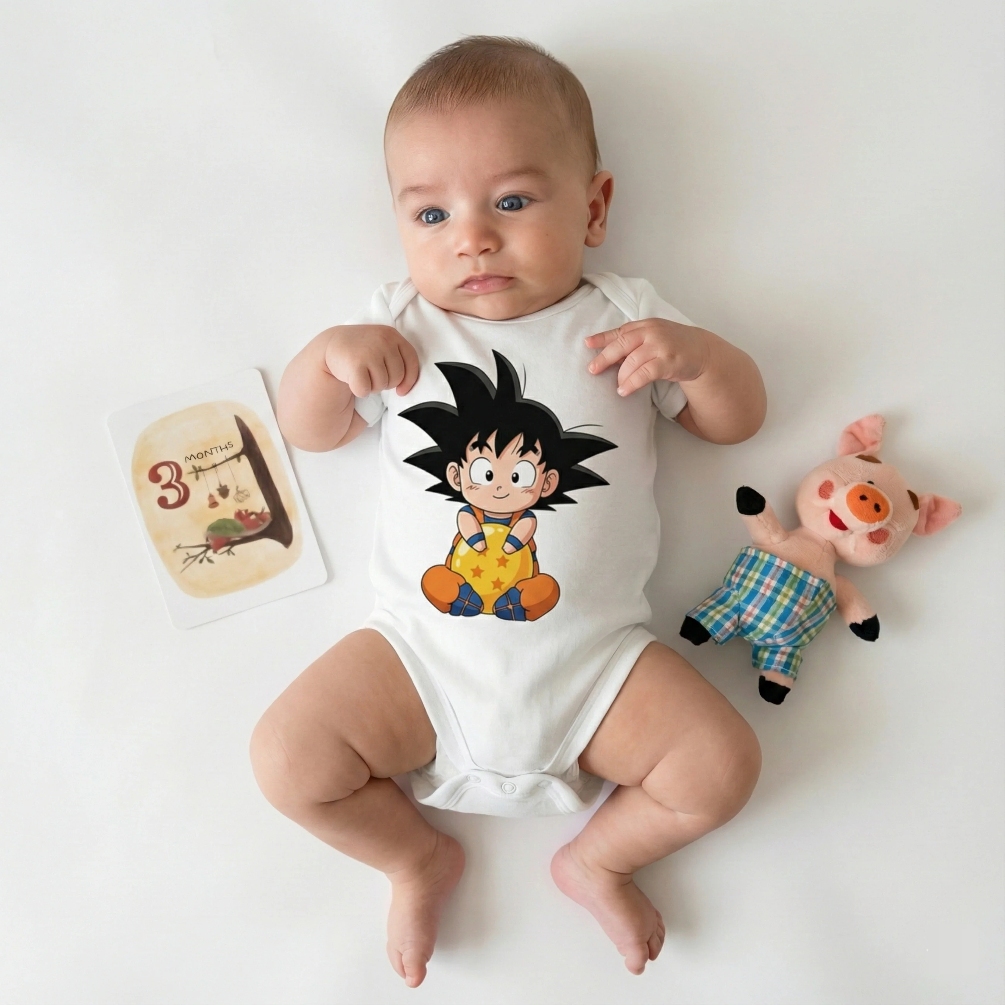AMA™ Сhibi Goku Kids Bodysuit - Image 2