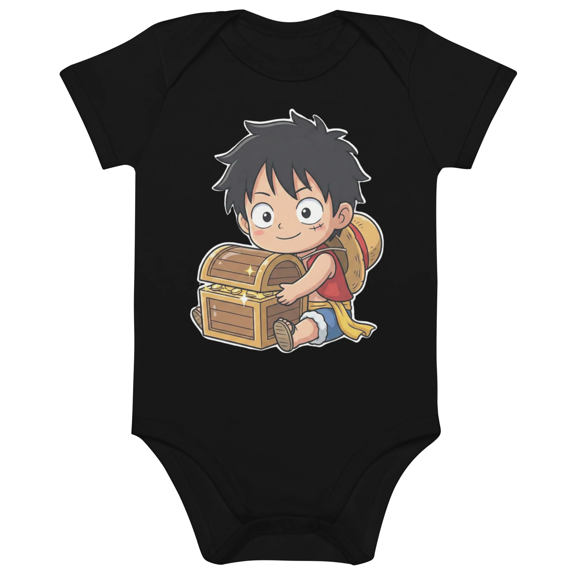 AMA™ Сhibi Luffy Kids Bodysuit - Image 8