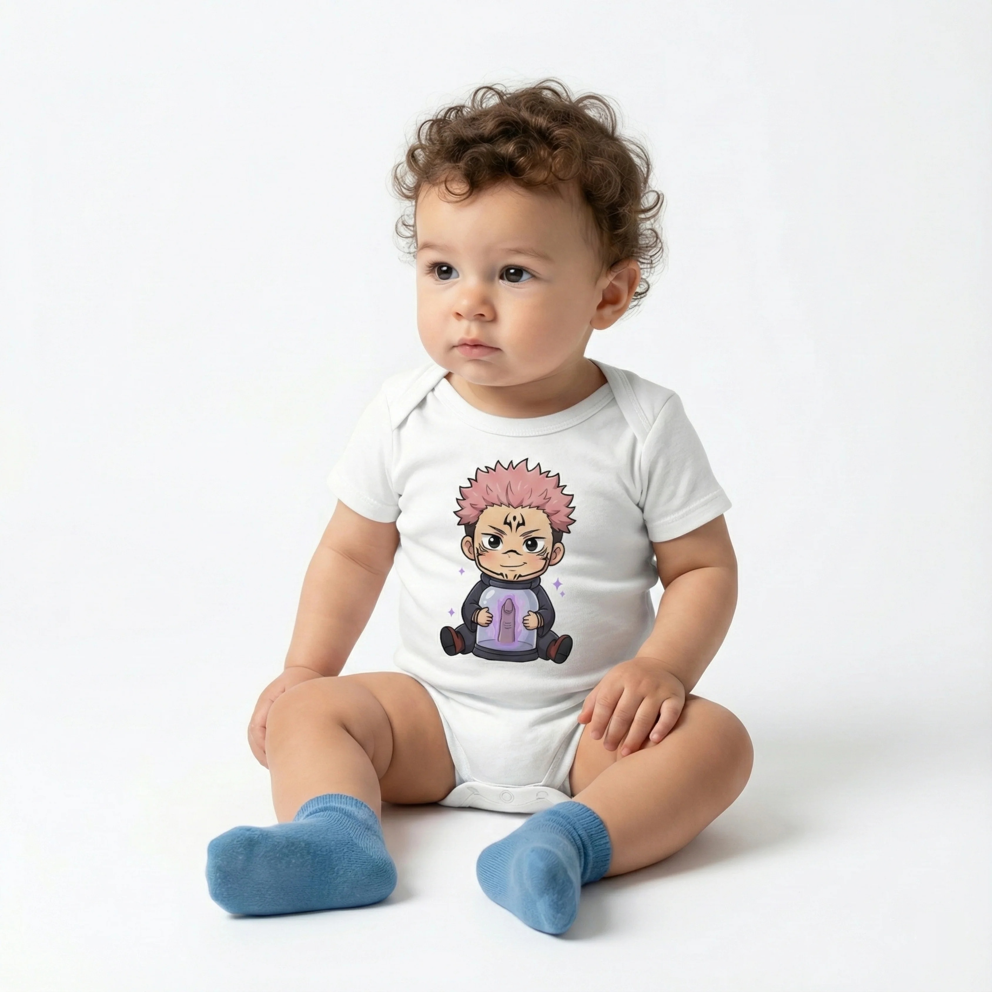 AMA™ Сhibi Sukuna Kids Bodysuit - Image 2