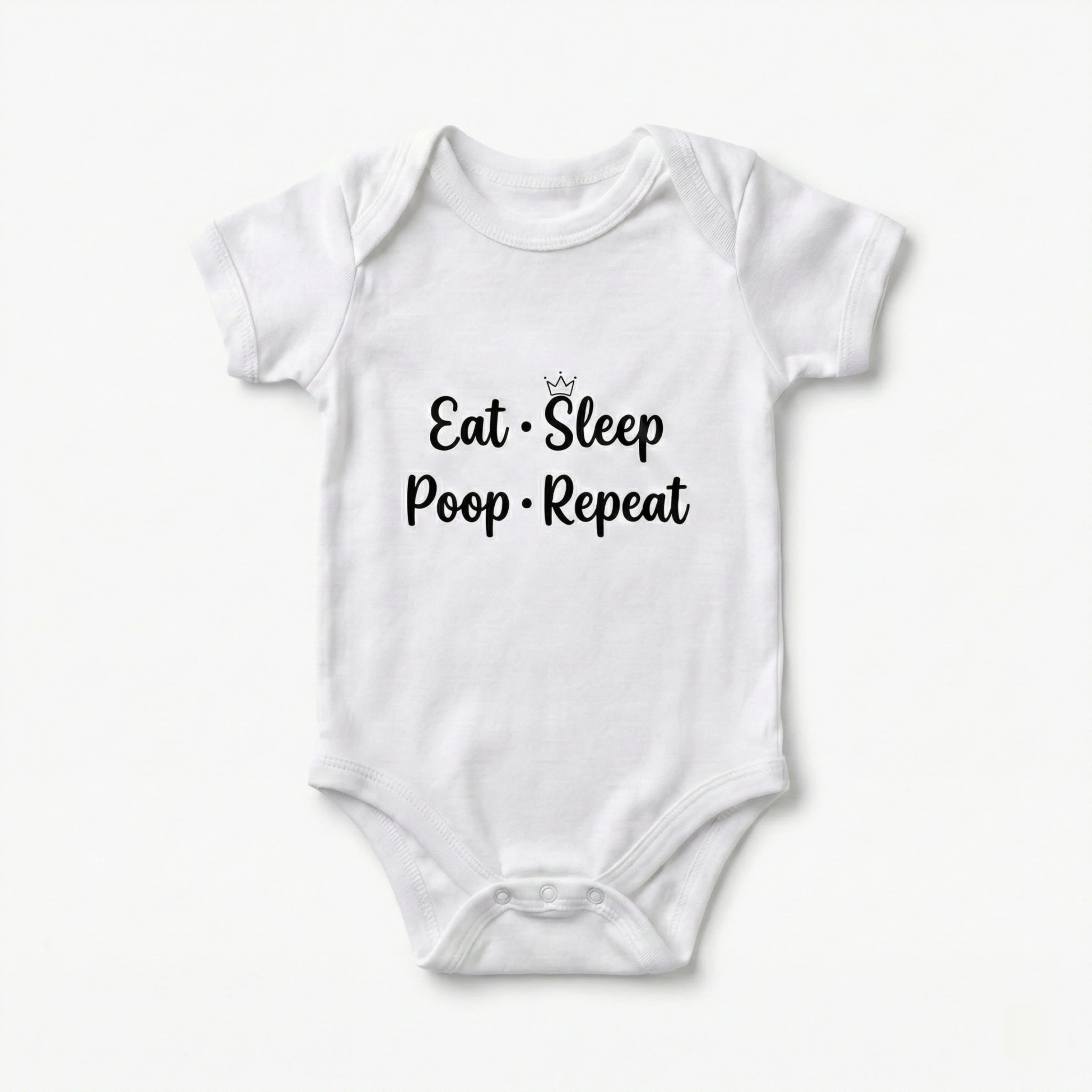 AMA™ "Eat Sleep Poop Repeat" – Funny Baby Bodysuit - Image 5