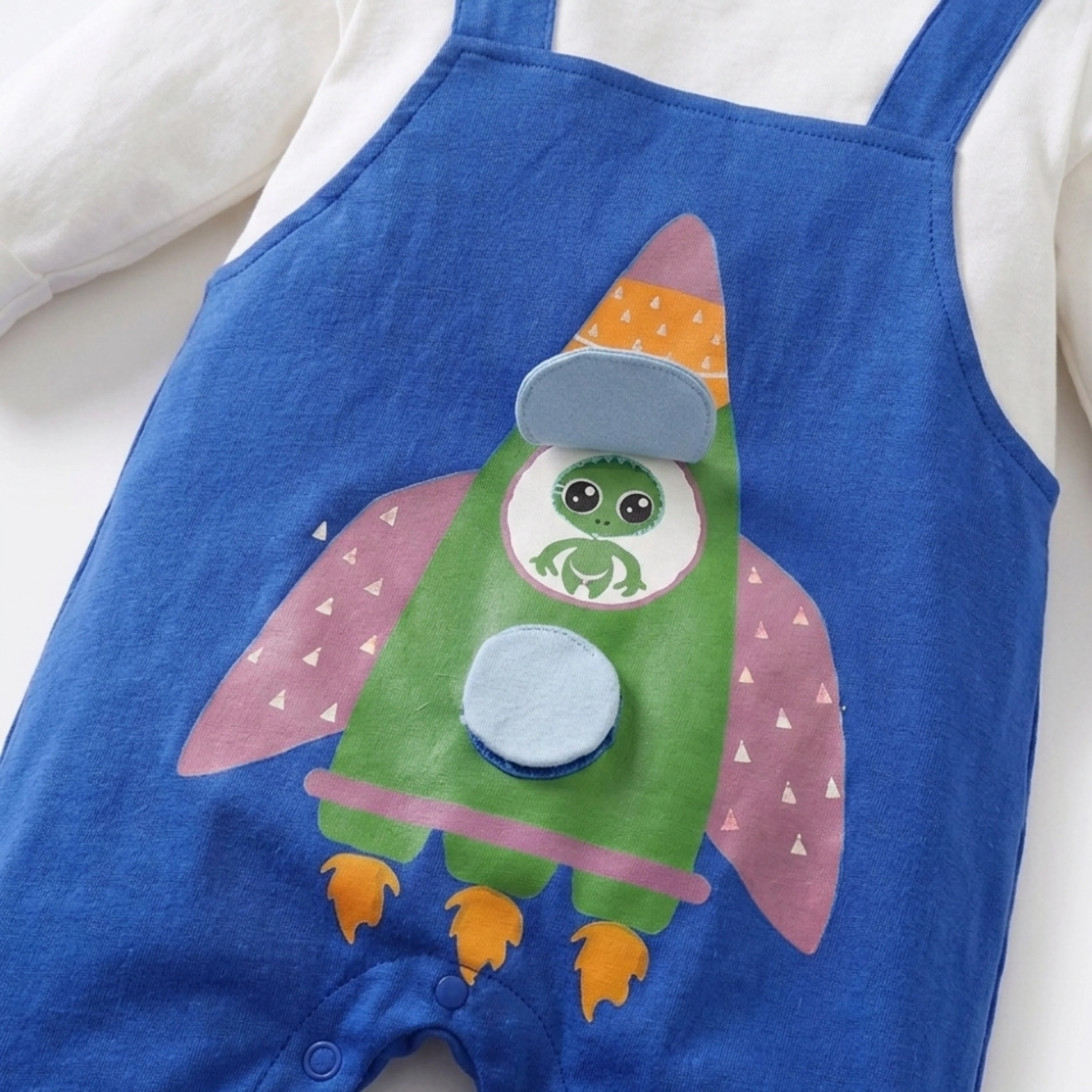 AMA™ Little Alien Rocket Kids Onesie - Image 7