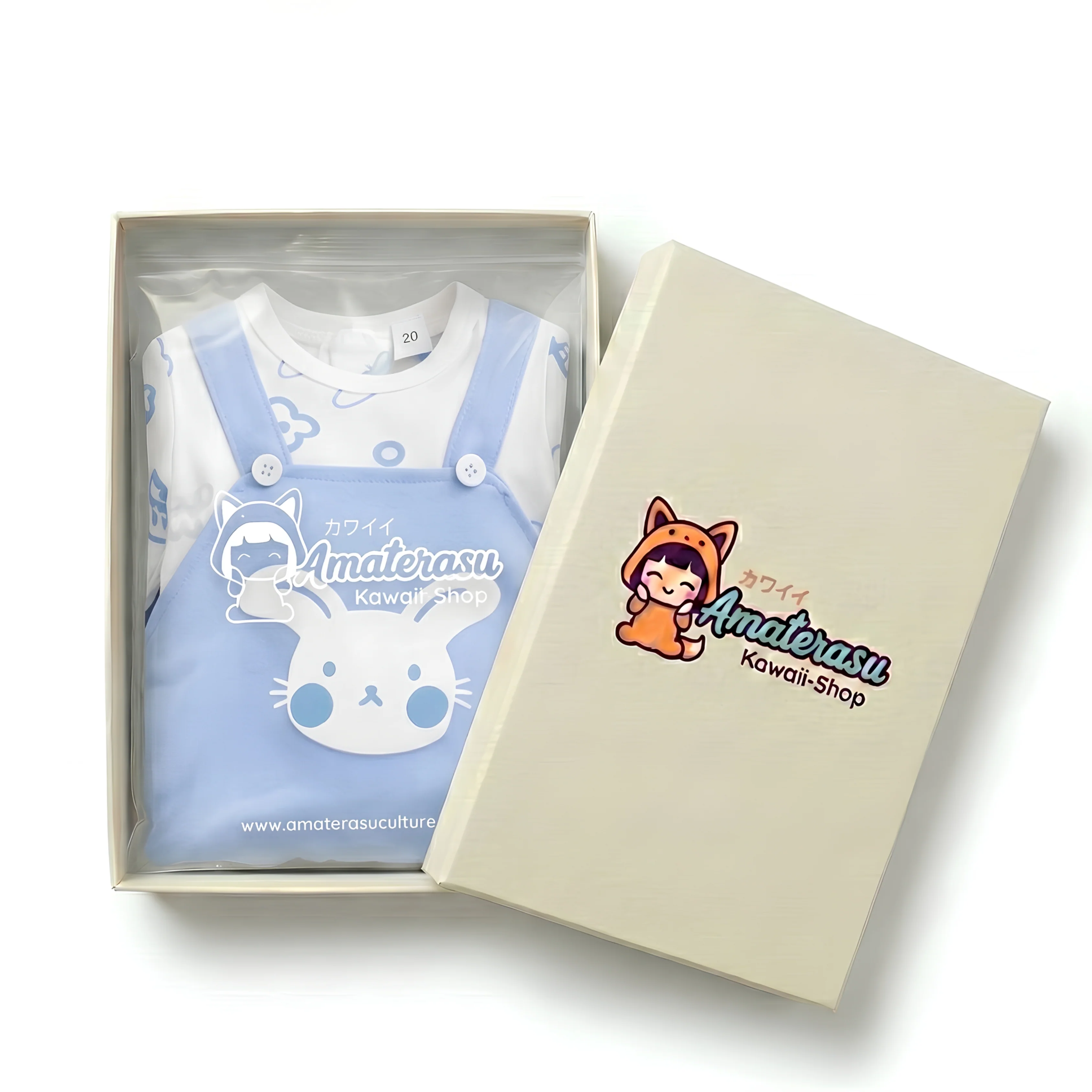 AMA™ Little Blue Bunny Kids Onesie - Image 3