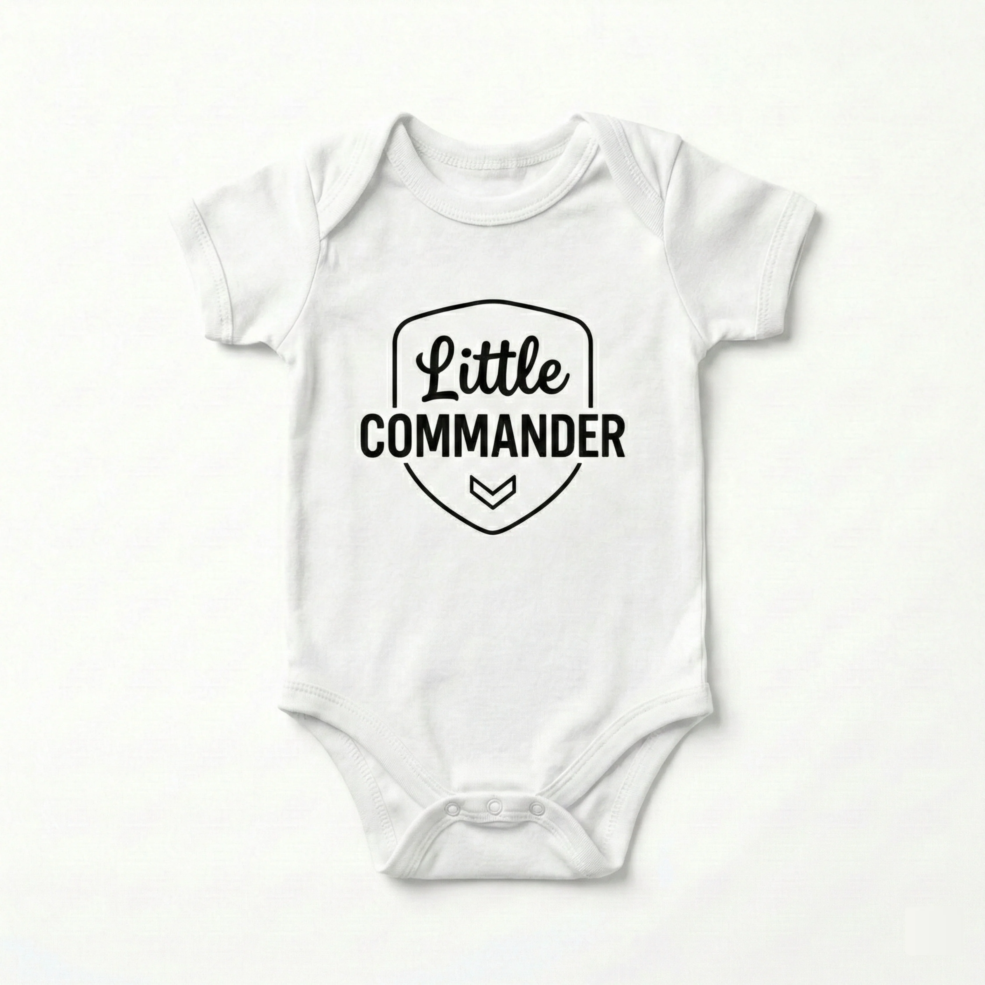 AMA™ "Little Commander" – Funny Baby Bodysuit - Image 5
