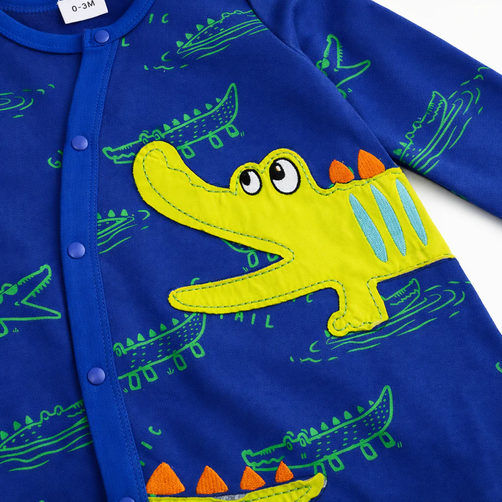 AMA™ Little Crocodile Kids Onesie - Image 8