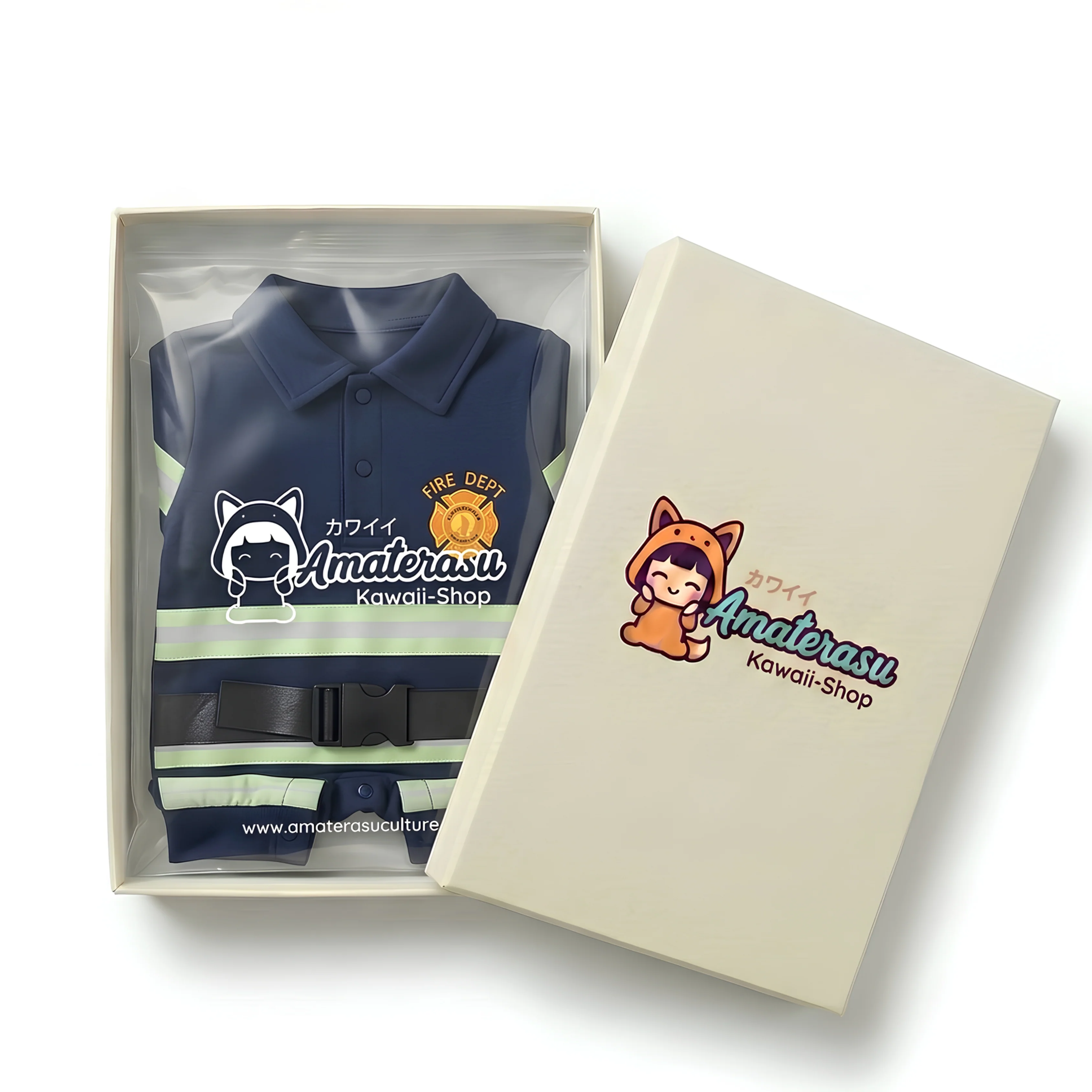 AMA™ Little Firefighter Kids Onesie - Image 3