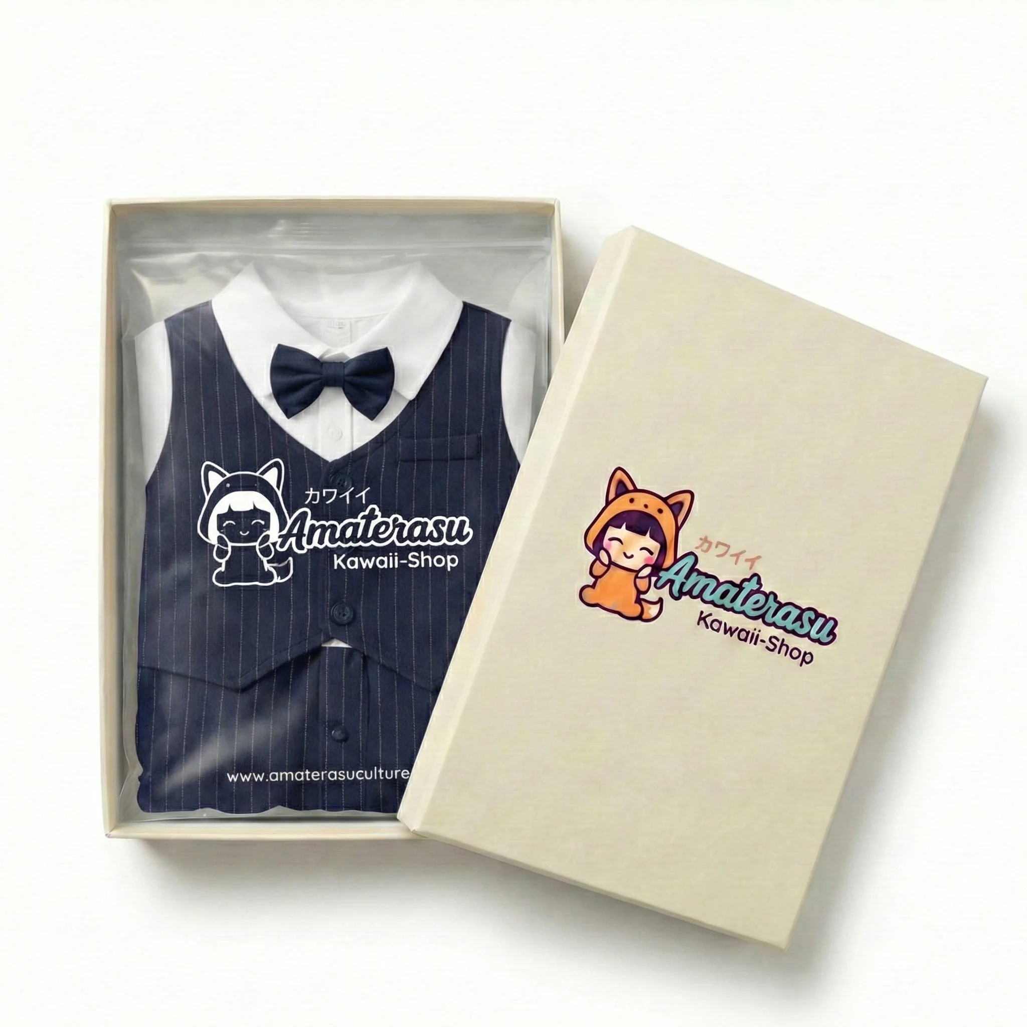 AMA™ Little Gentleman Bowtie Kids Onesie - Image 4
