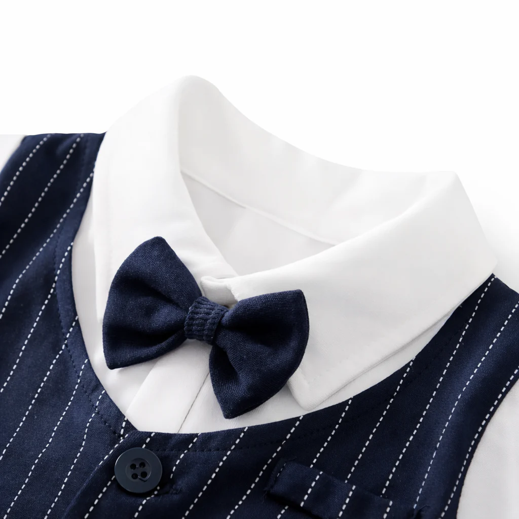 AMA™ Little Gentleman Bowtie Kids Onesie - Image 7