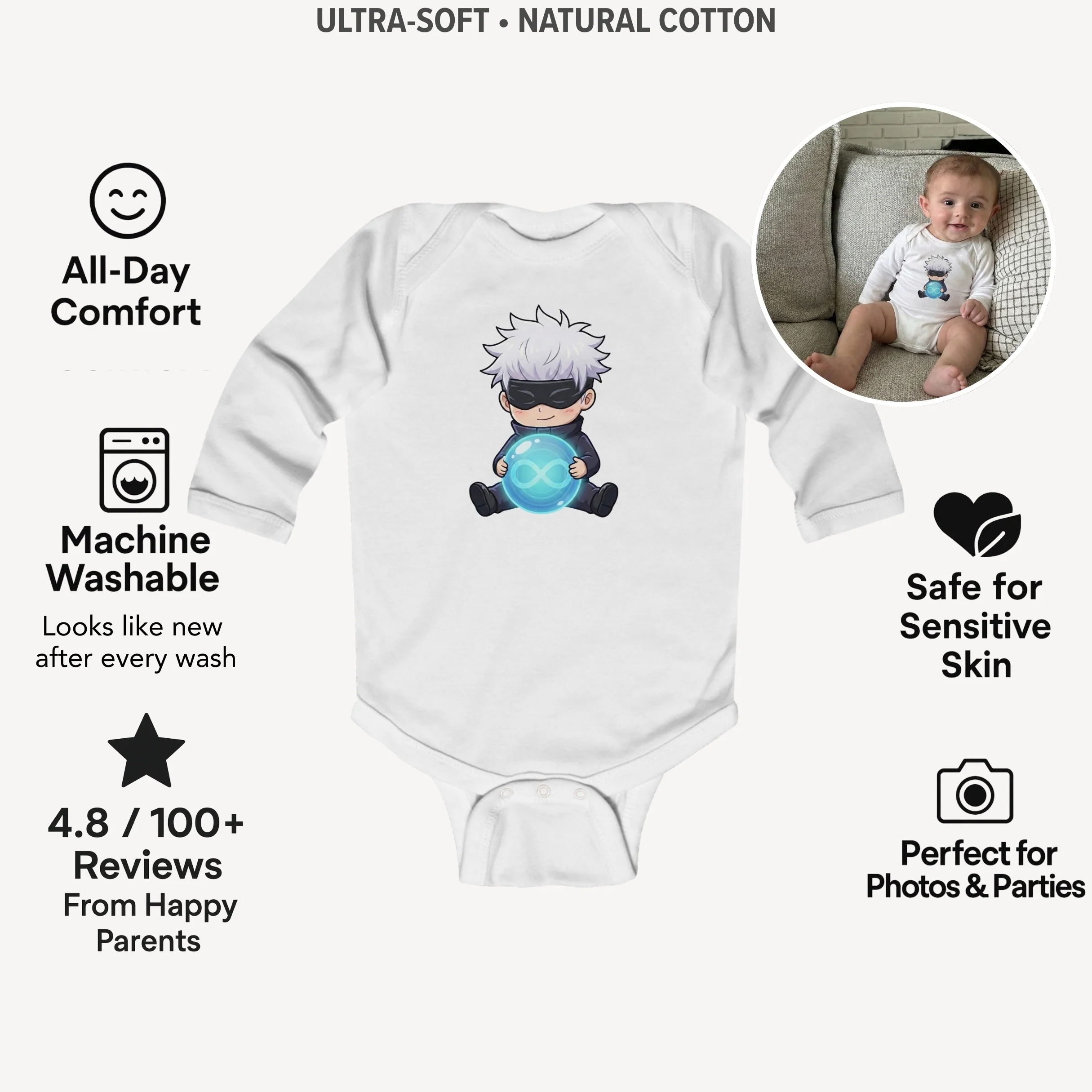 AMA™ Little Gojo Kids Bodysuit - Image 3