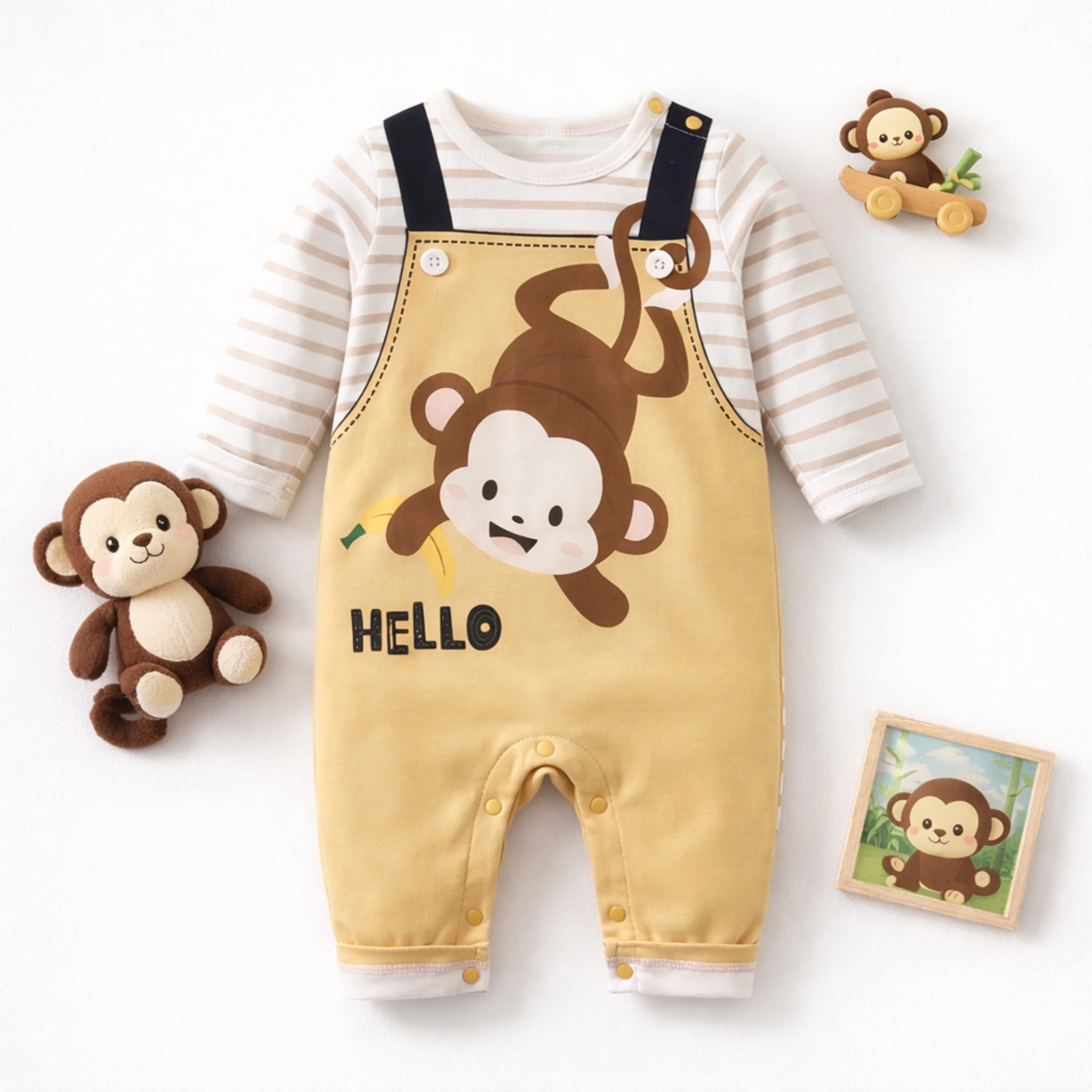 AMA™ Little Monkey Kids Onesie