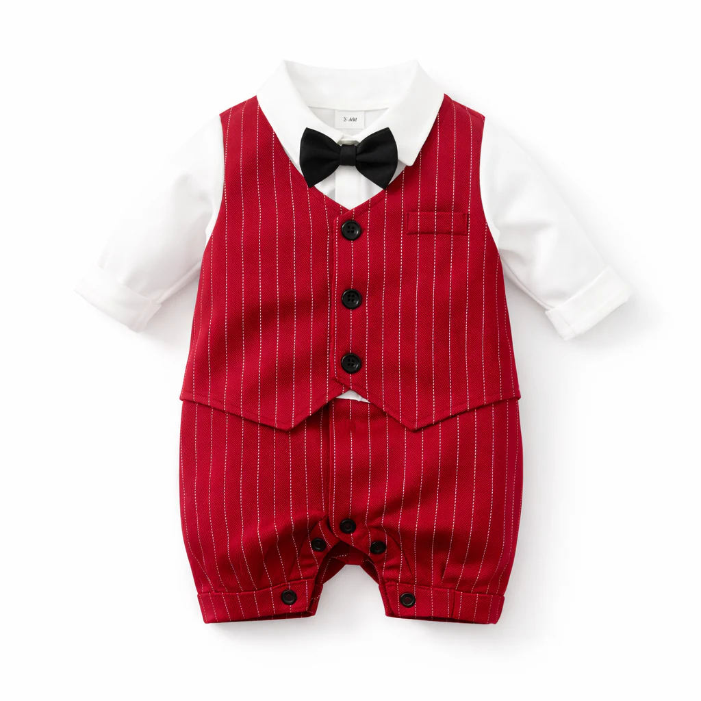 AMA™ Little Red Gentleman Kids Onesie - Image 5