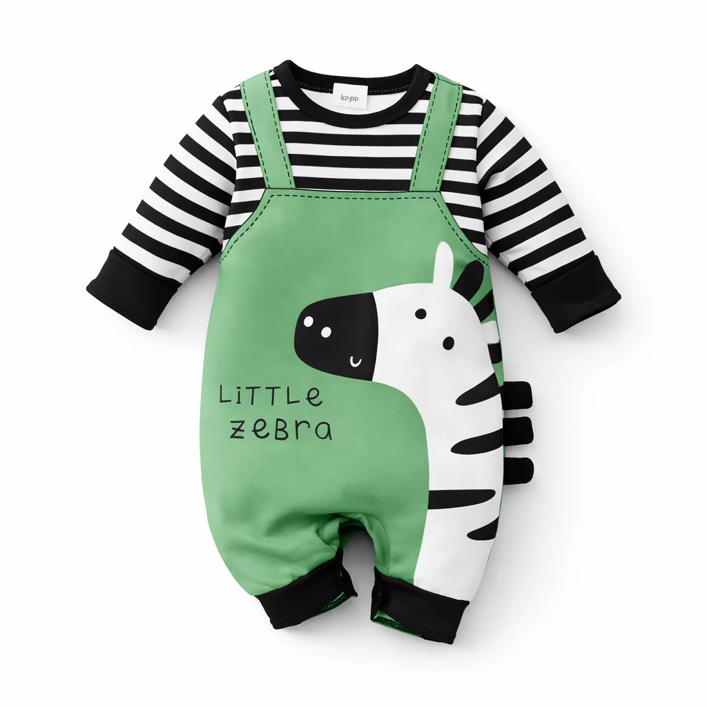 AMA™ Little Safari Zebra Kids Onesie - Image 5