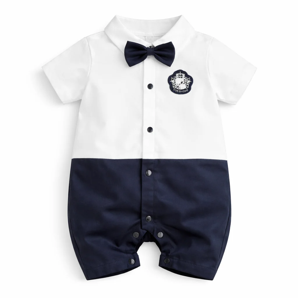 AMA™ Little Sailor Gentleman Kids Onesie - Image 5