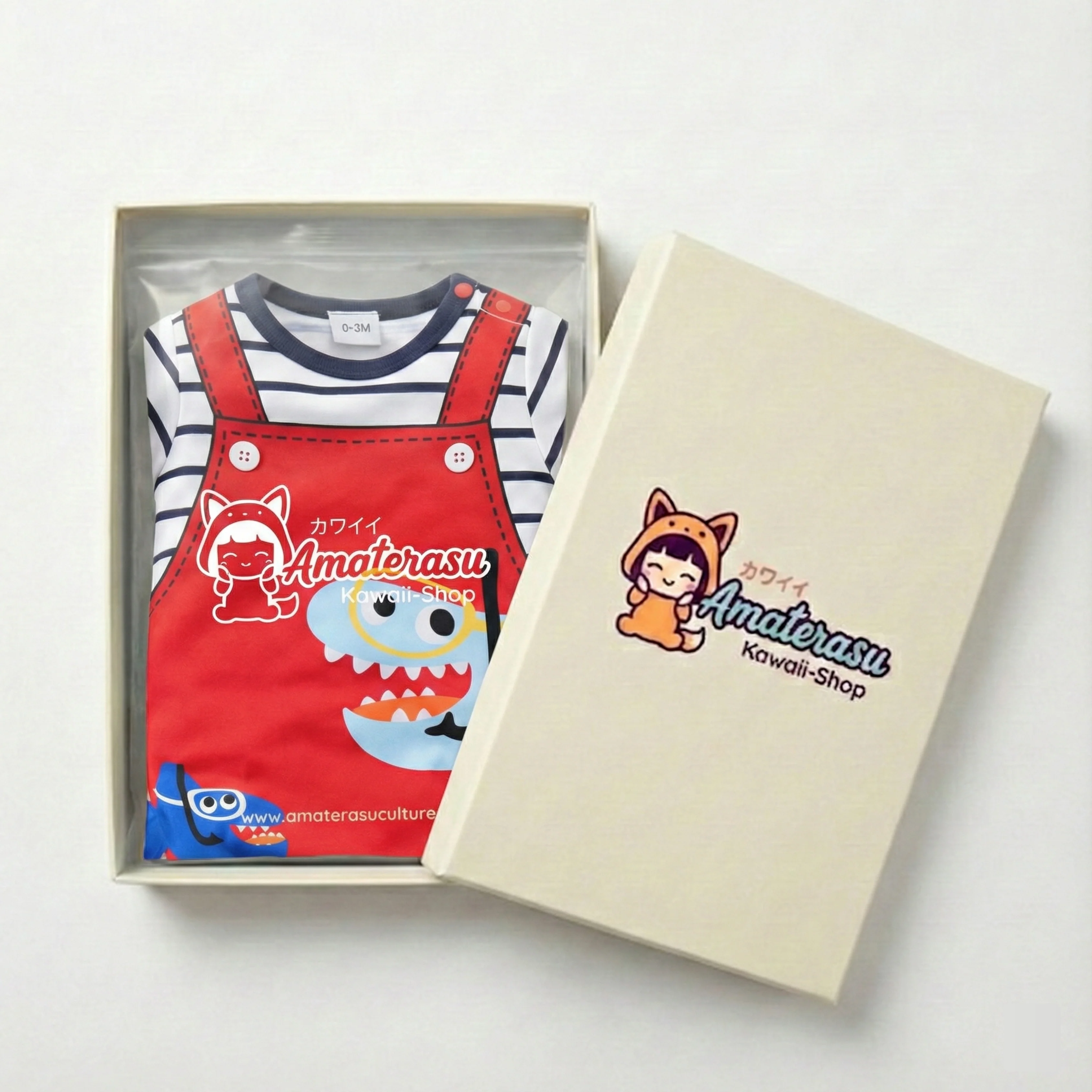 AMA™ Little Shark Diver Kids Onesie - Image 4