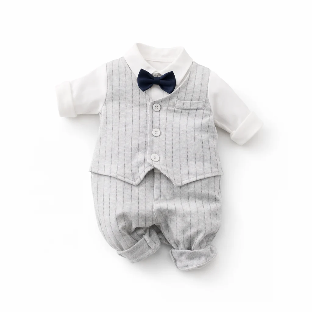 AMA™ Little Silver Gentleman Kids Onesie - Image 5