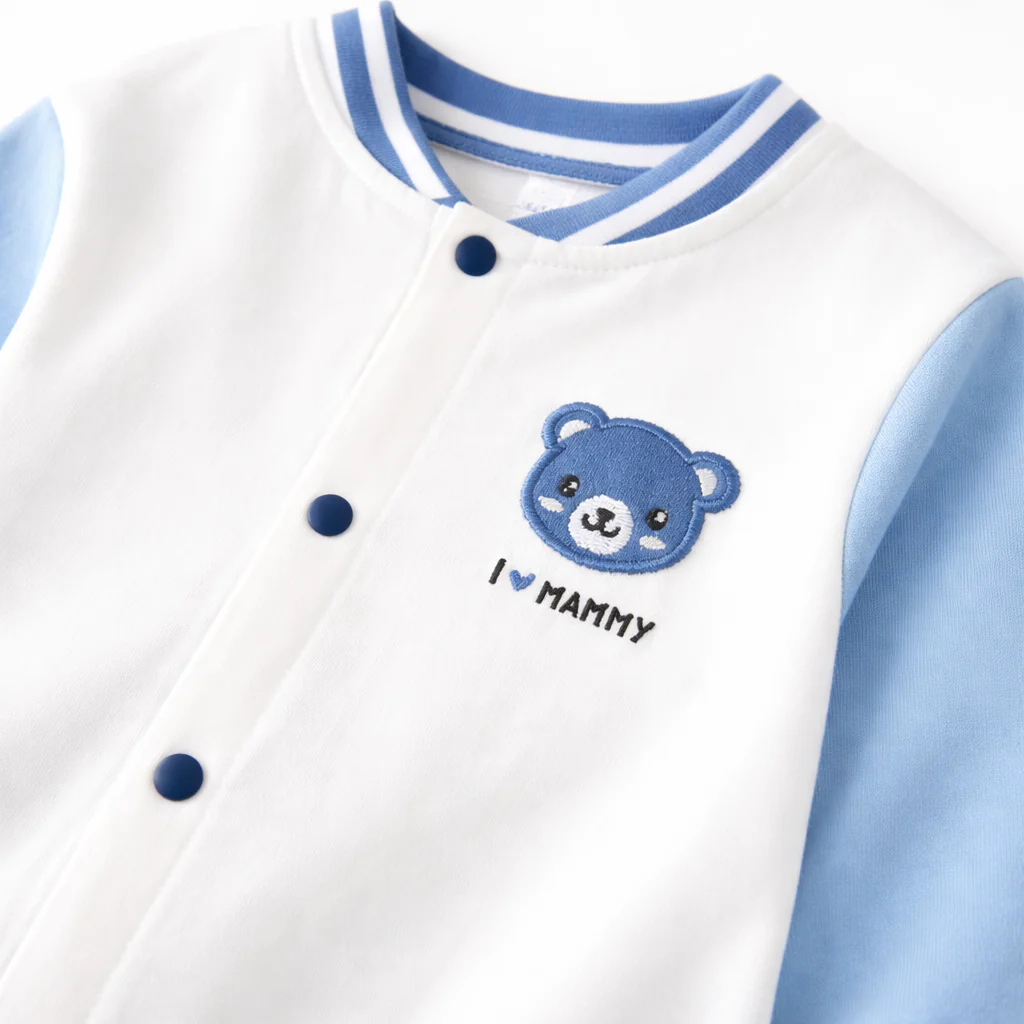 AMA™ Little Soccer Bear Kids Onesie - Image 7