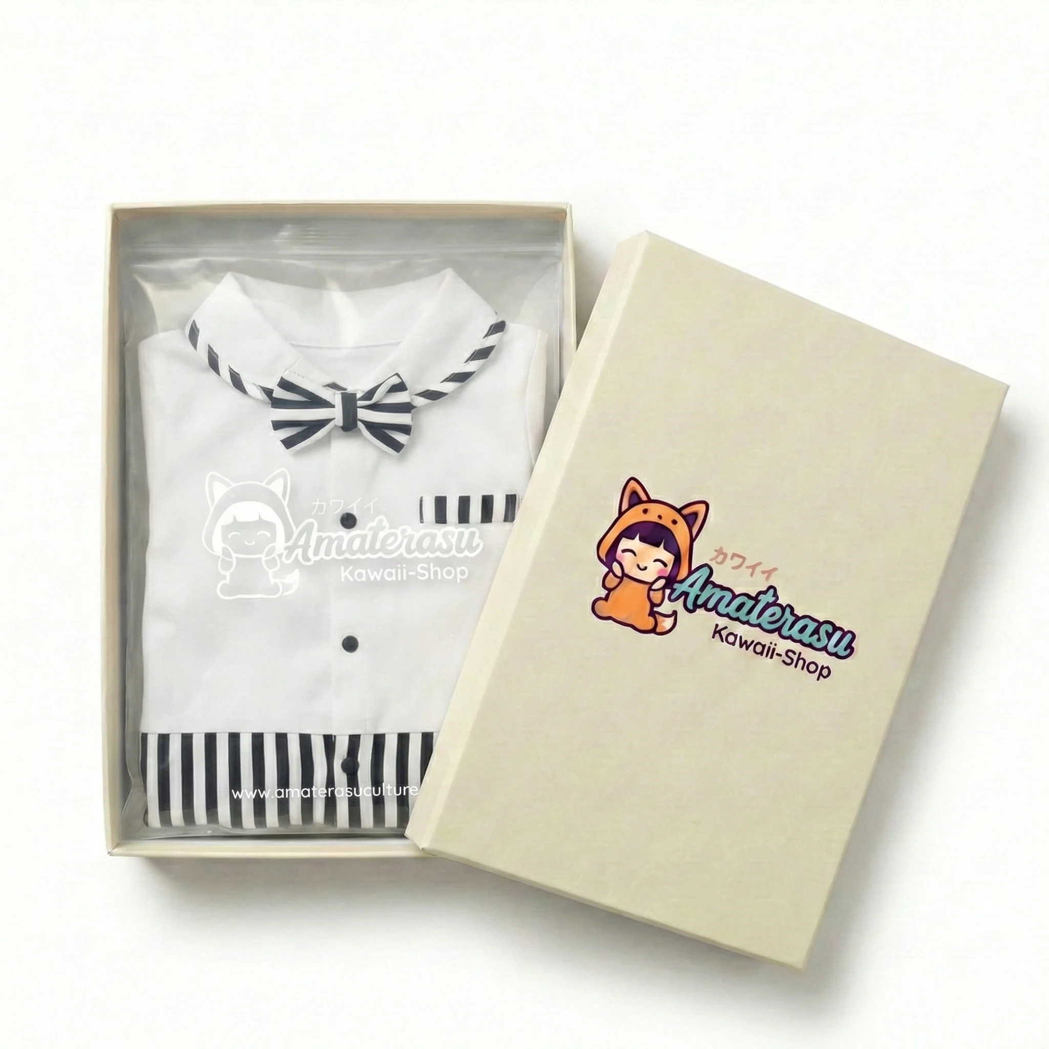 AMA™ Little Stripe Gentleman Kids Onesie - Image 4