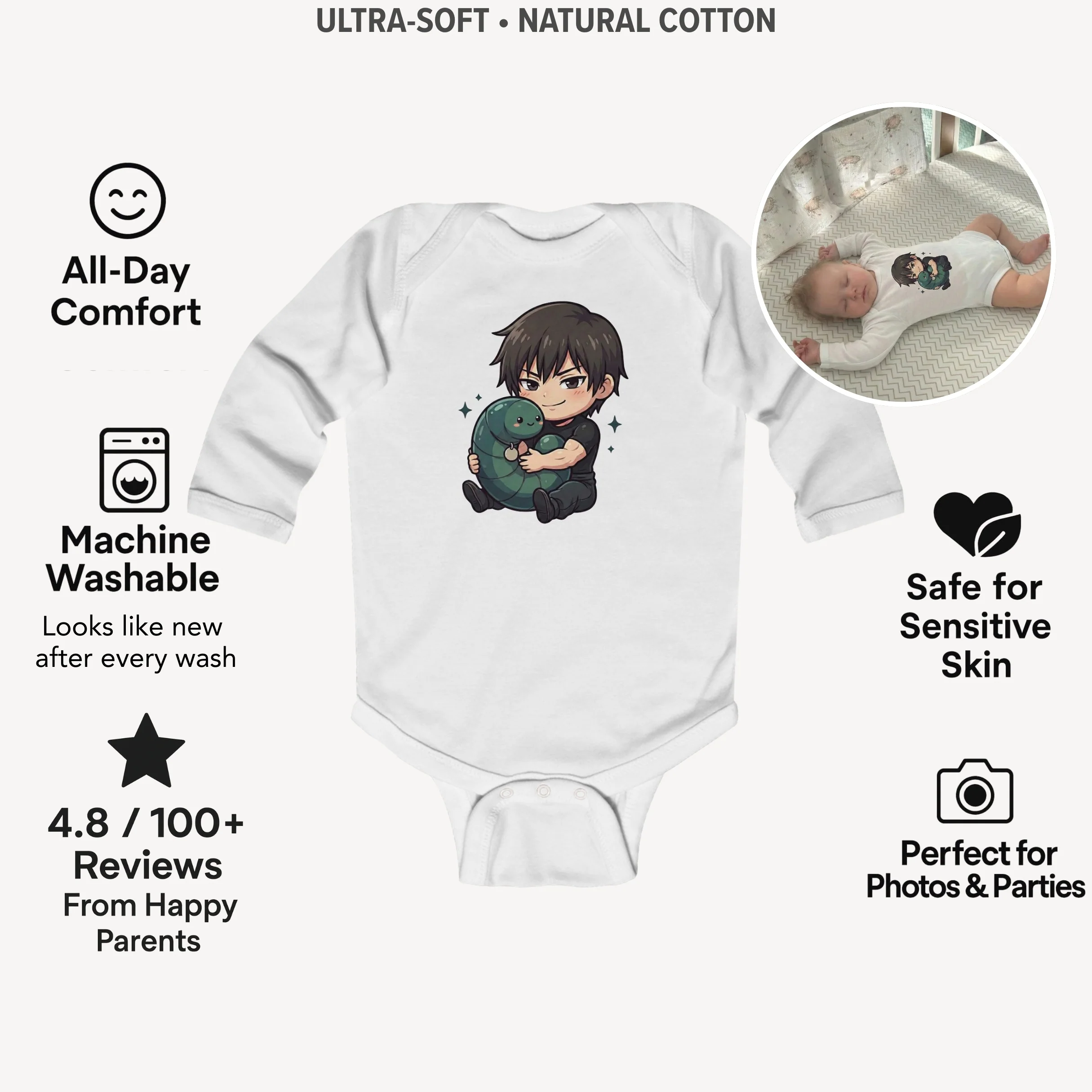 AMA™ Little Toji Kids Bodysuit - Image 3