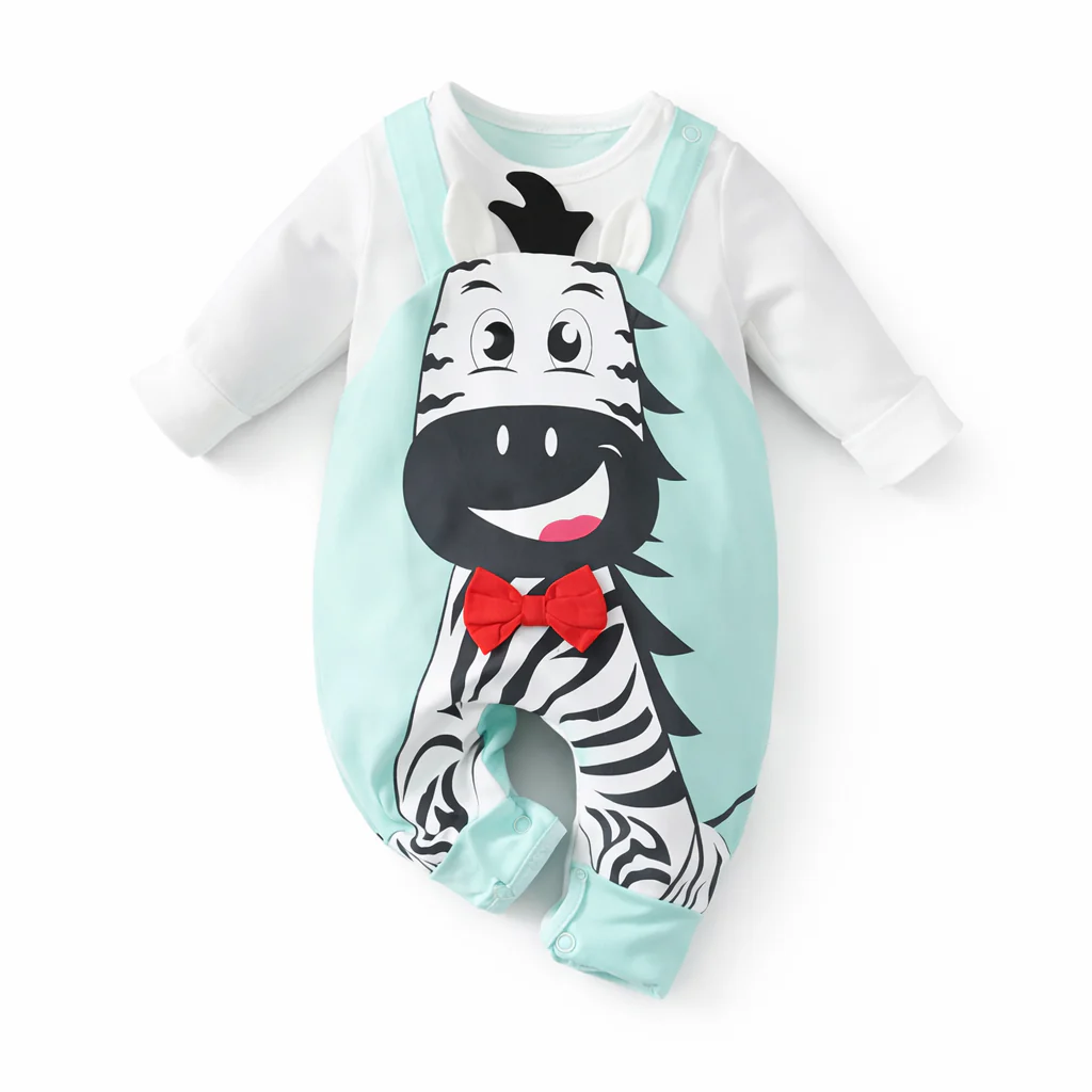 AMA™ Little Zebra Bowtie Kids Onesie - Image 5