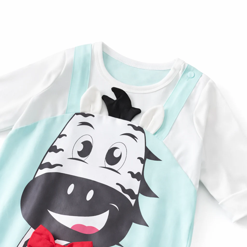 AMA™ Little Zebra Bowtie Kids Onesie - Image 7