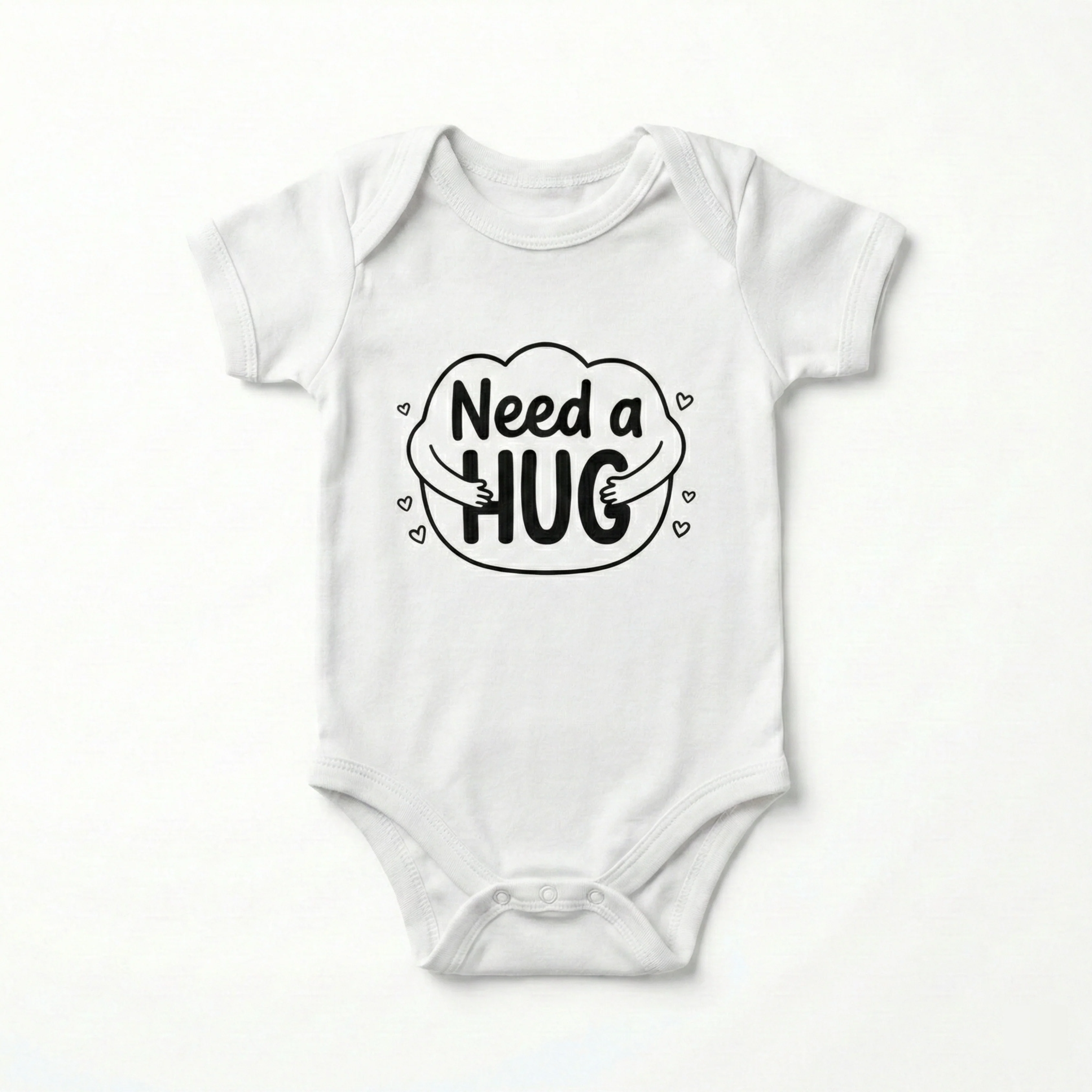 AMA™ "Need a Hug" – Funny Baby Bodysuit - Image 5