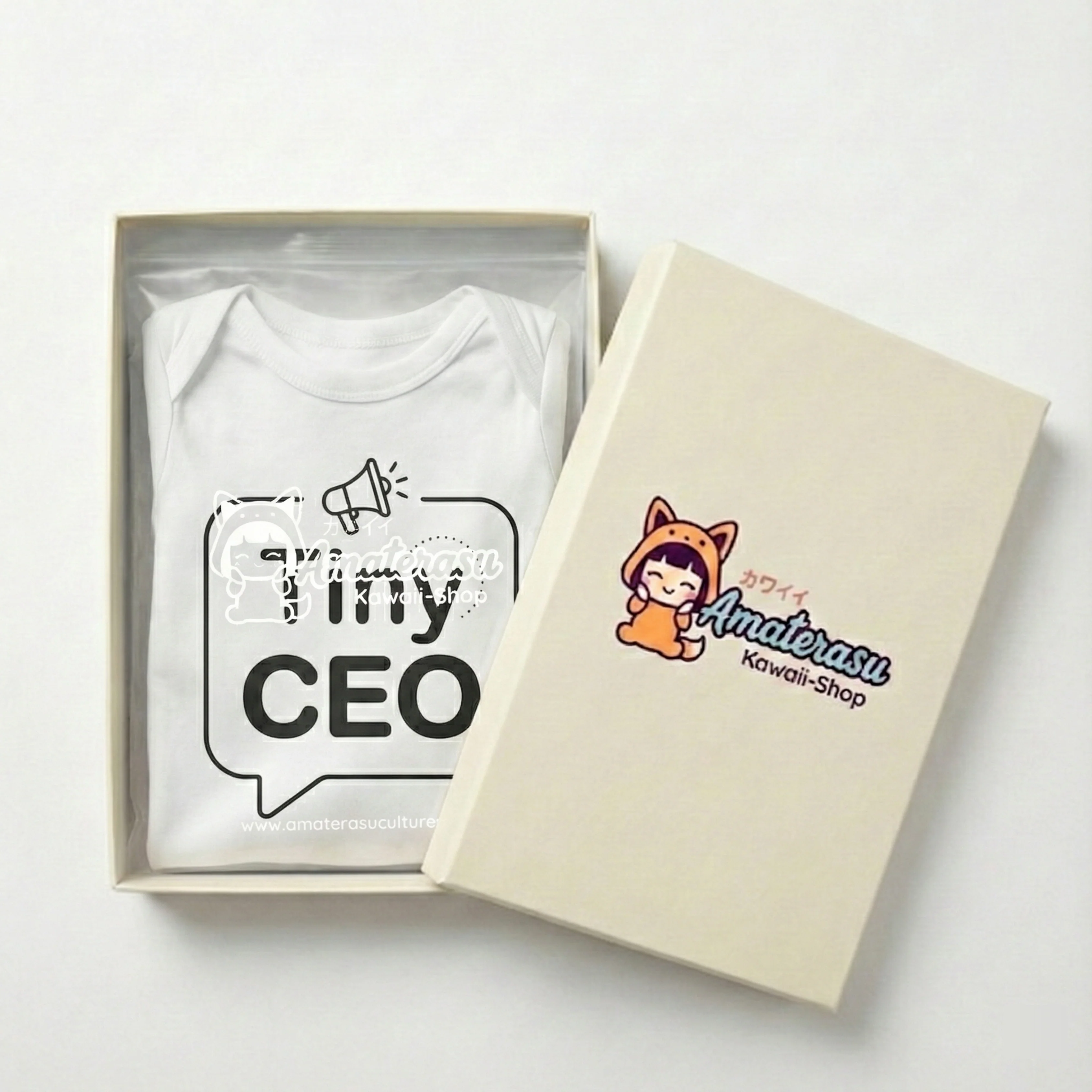 AMA™ "Tiny CEO" – Funny Baby Bodysuit - Image 4