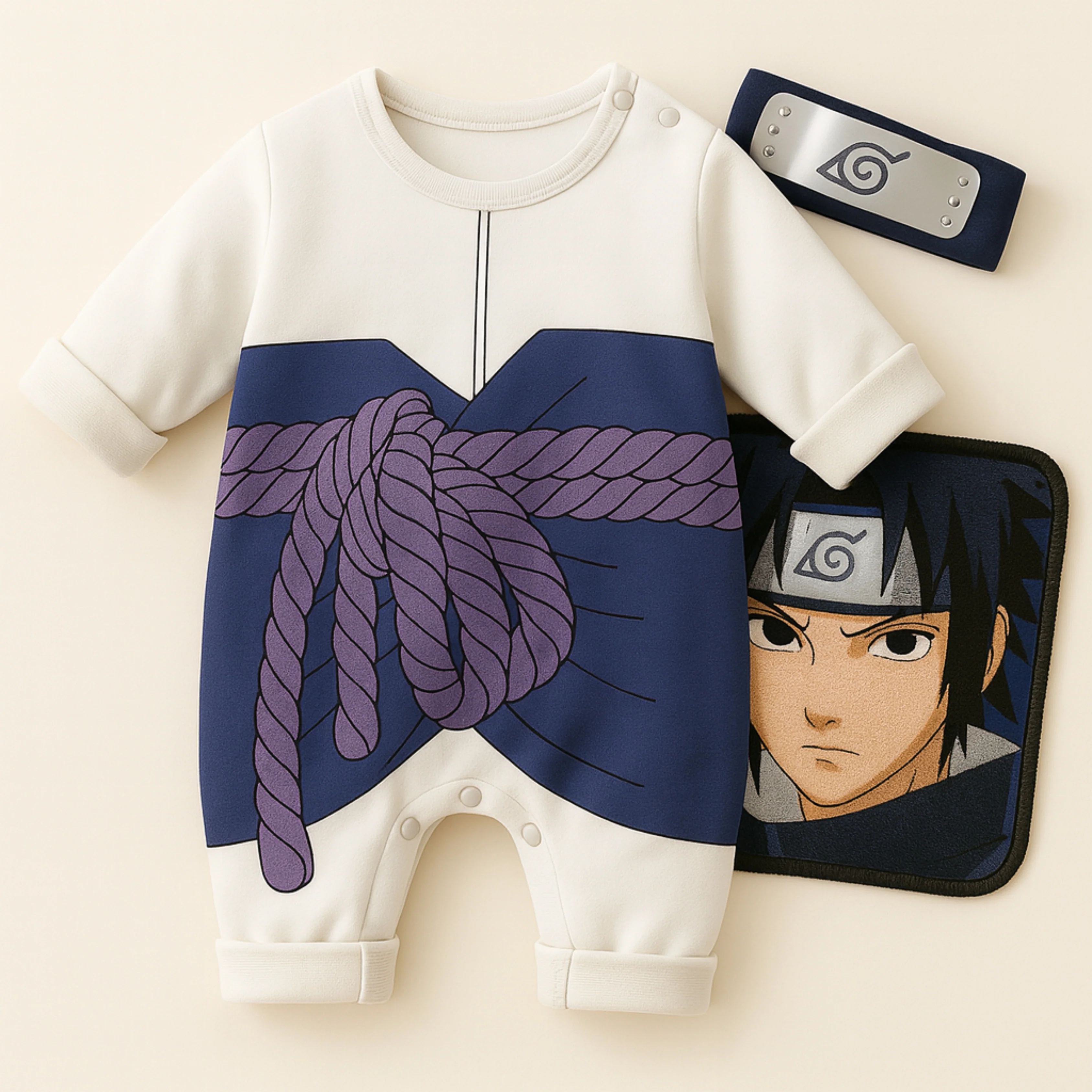 AMA™ Little Sasuke Kids Onesie