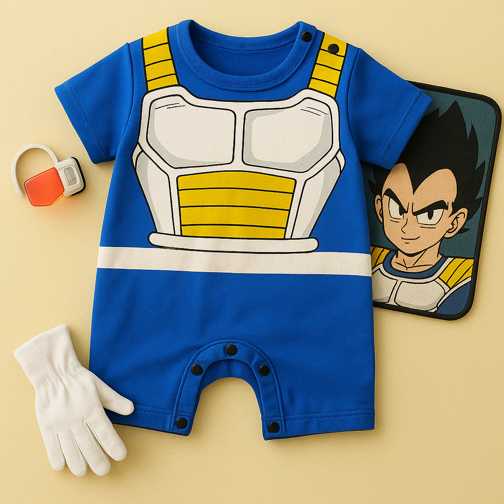 AMA™ Little Vegeta Kids Onesie - Image 2