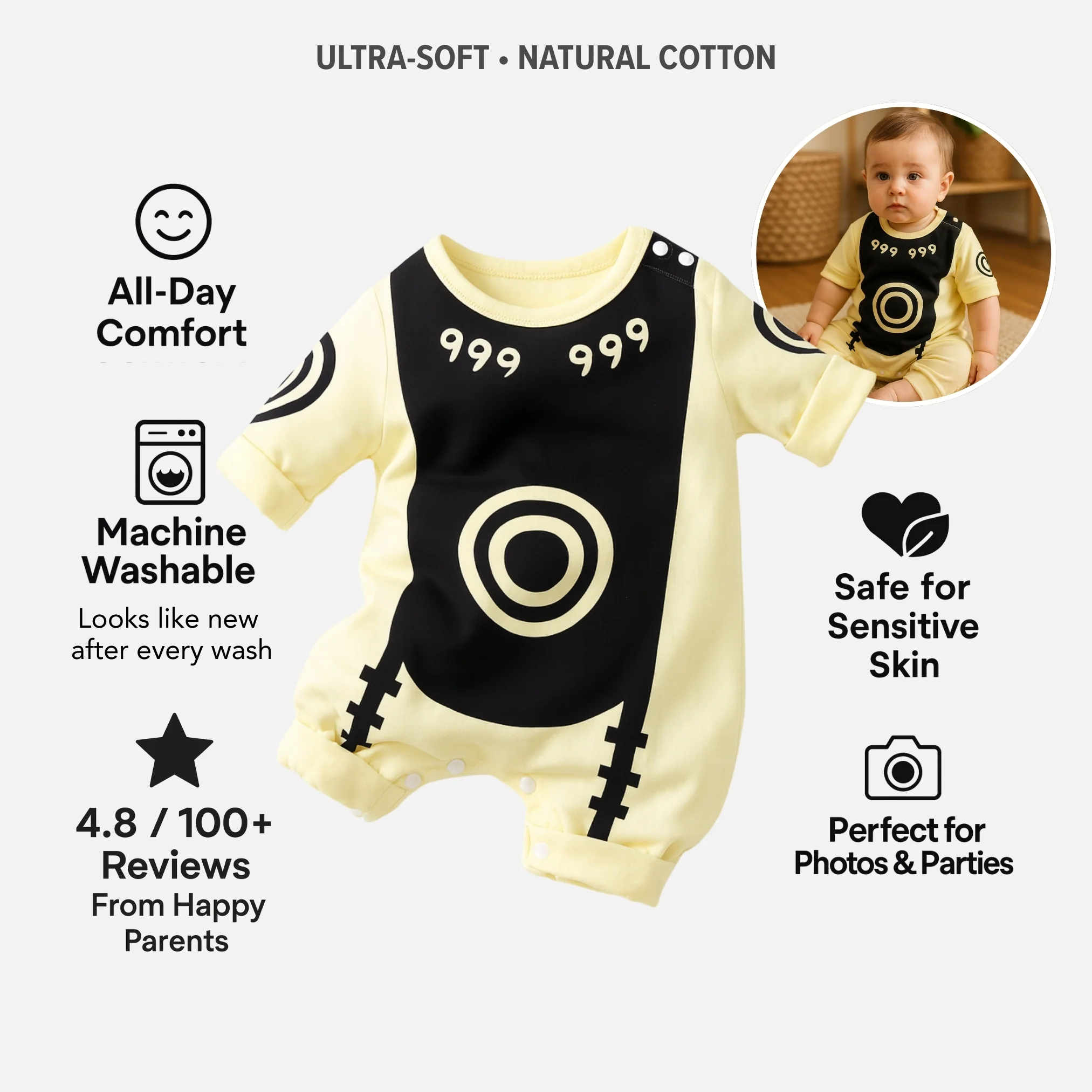 AMA™ Little Naruto Kids Onesie - Image 2